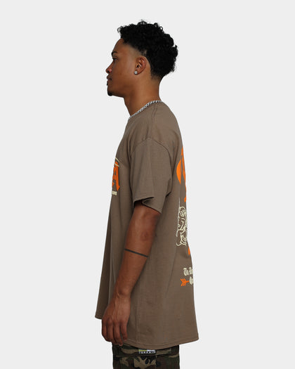 Goat Crew Club Nirvana T-Shirt Brown