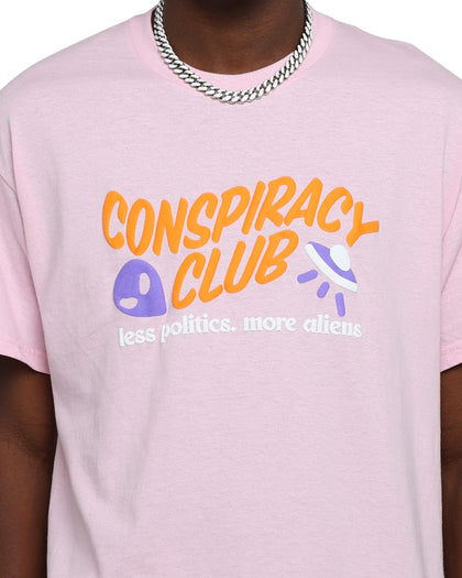 Goat Crew Conspiracy Theory T-Shirt Light Pink
