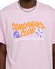 Goat Crew Conspiracy Theory T-Shirt Light Pink