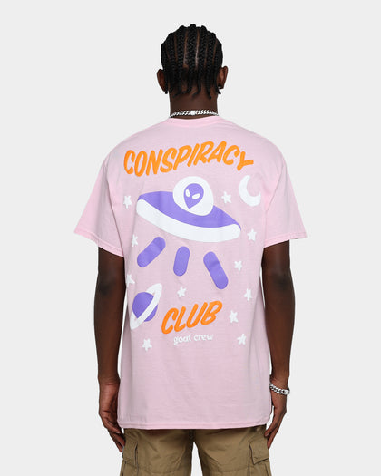 Goat Crew Conspiracy Theory T-Shirt Light Pink