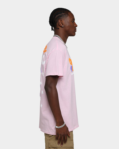 Goat Crew Conspiracy Theory T-Shirt Light Pink