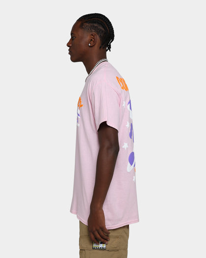 Goat Crew Conspiracy Theory T-Shirt Light Pink