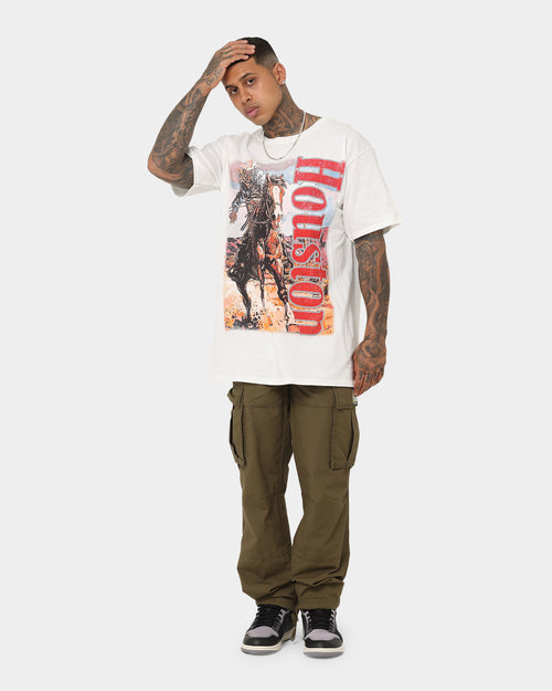 Goat Crew Houston Cowboy T-Shirt White