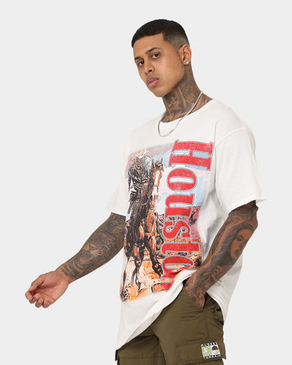 Goat Crew Houston Cowboy T-Shirt White