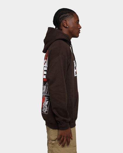 Rats Get Fat Heartbreak Hotel Hoodie Chocolate