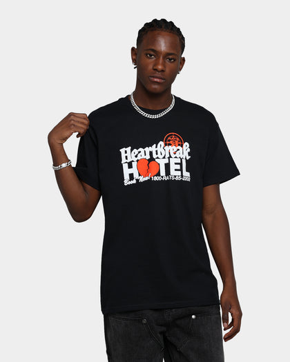 Rats Get Fat Heartbreak Hotel T-Shirt Black