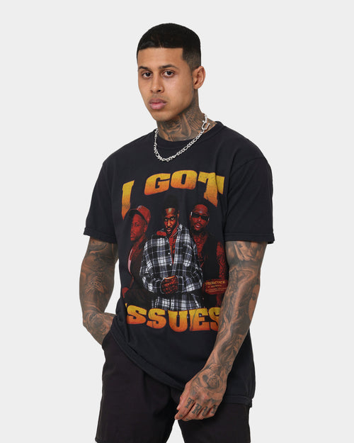 4HUNNID Forever Issues Rap T-Shirt Black
