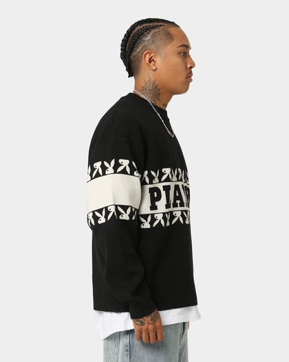 Playboy By CK Cozy Knit Sweater Black/Off White
