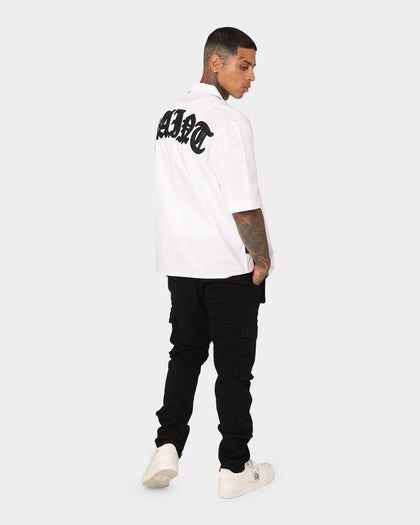 Saint Morta Gothic Bowling Shirt White