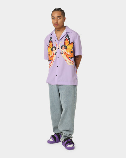 Playboy By CK Butterfly Party Shirt Purple