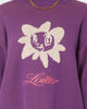Loiter Flower Boi Knit Sweater Lilac