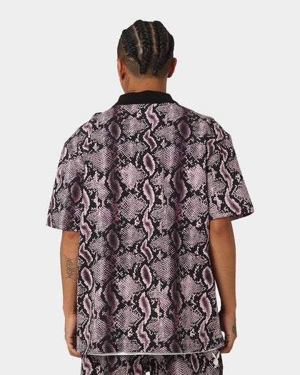 Playboy By CK Snake Polo Shirt Pink/Black