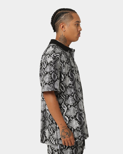 Playboy By CK Snake Polo Shirt Grey/Black
