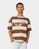 Champion Heritage Cursive Logo T-Shirt Stripe 7v1