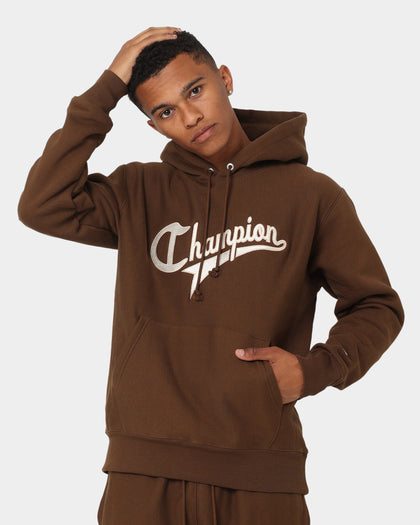 Champion Reverse Weave Cursive Logo Hoodie Dance Monkey