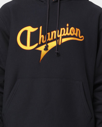 Champion Script Hoodie Navy