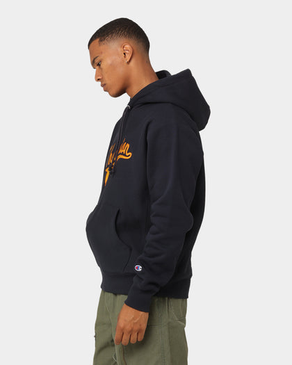 Champion Script Hoodie Navy