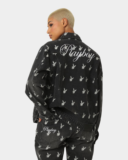 Playboy By CK Players Denim Jacket Black