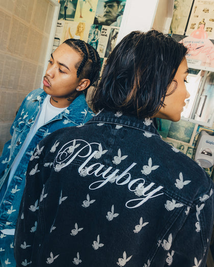 Playboy By CK Players Denim Jacket Black