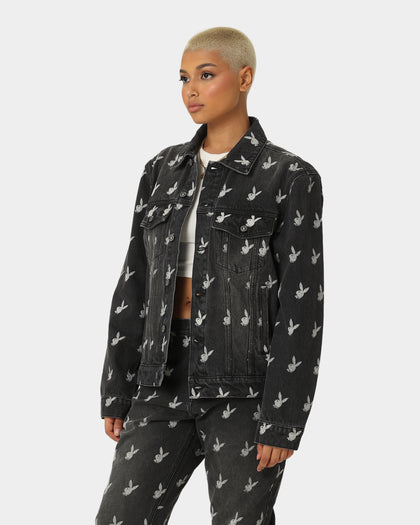 Playboy By CK Players Denim Jacket Black