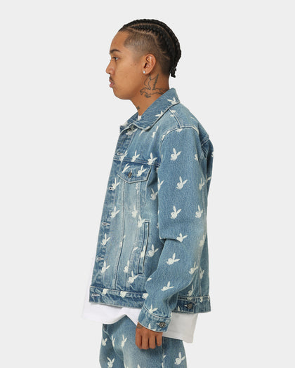 Playboy By CK Players Denim Jacket Vintage Blue