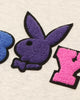 Playboy By CK Chenille Wordmark Hoodie Ash