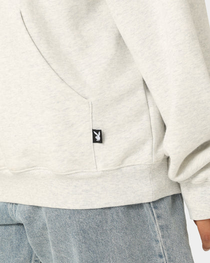 Playboy By CK Chenille Wordmark Hoodie Ash