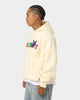Playboy By CK Chenille Wordmark Hoodie Off White