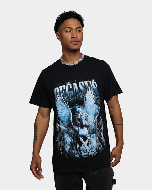 American Thrift Pegasus Vintage T-Shirt Black