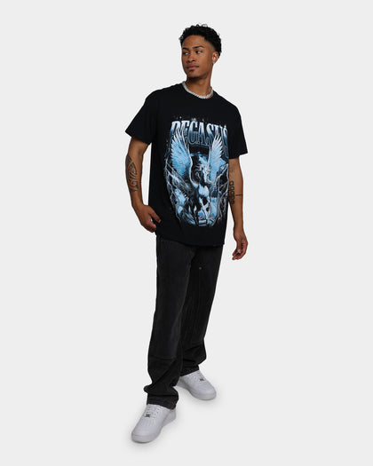 American Thrift Pegasus Vintage T-Shirt Black