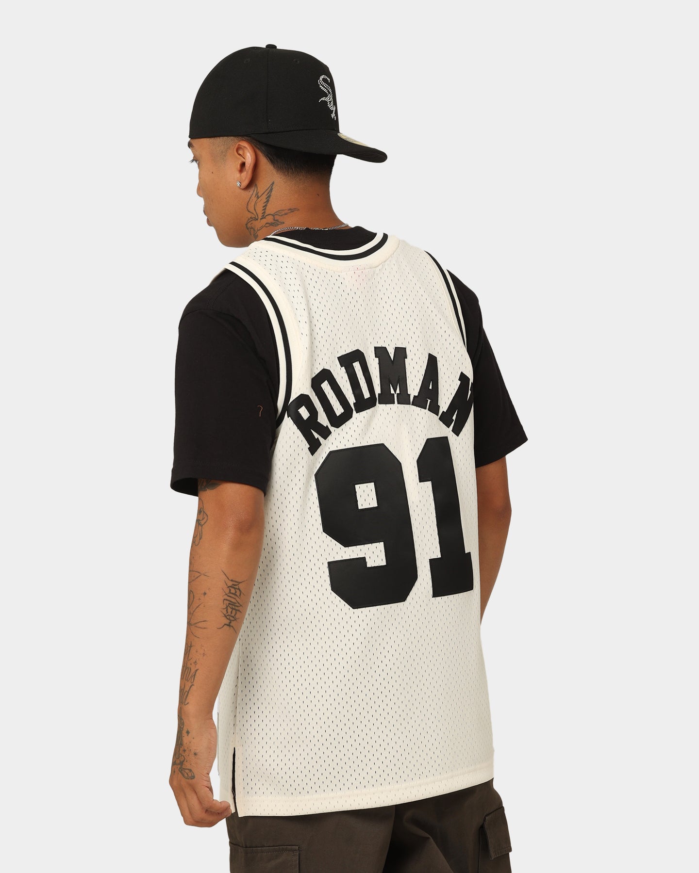 Mitchell & Ness Dennis Rodman Chicago Bulls #91 Off Court Swingman