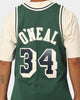 Mitchell & Ness Shaquille O'Neal Los Angeles Lakers #34 Off Court Swingman Jersey Forest Green