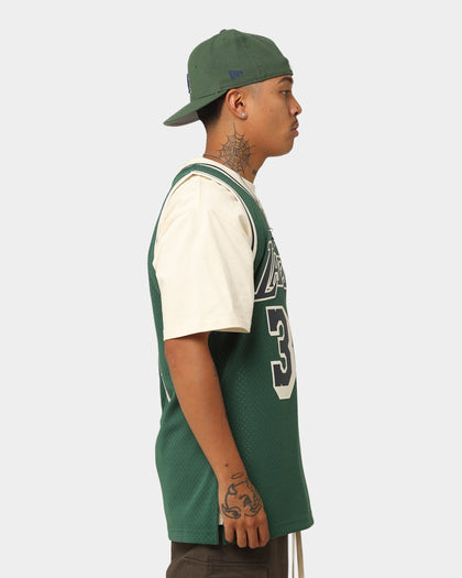 Mitchell & Ness Shaquille O'Neal Los Angeles Lakers #34 Off Court Swingman Jersey Forest Green