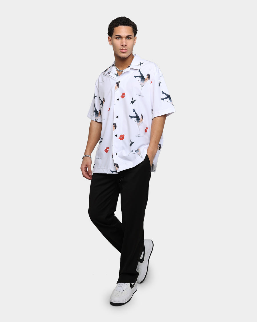 playboy dress shirt Weekend Cotton Shirt Playboy Cut SS Iconic Plein