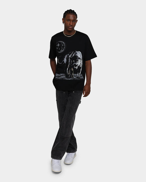 Renowned LA Night Panther T-Shirt Black