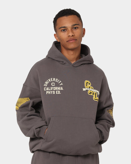 The New Establishment College Captain Berkeley Hoodie Vintage Charcoal