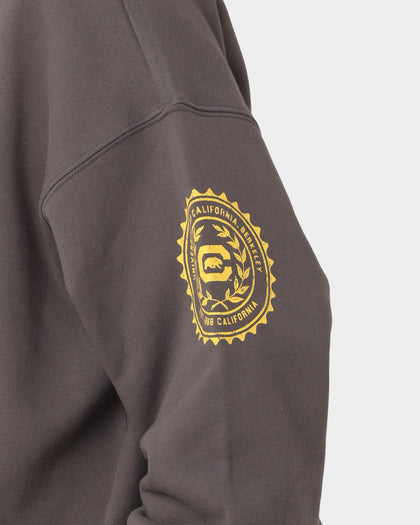 The New Establishment College Captain Berkeley Hoodie Vintage Charcoal