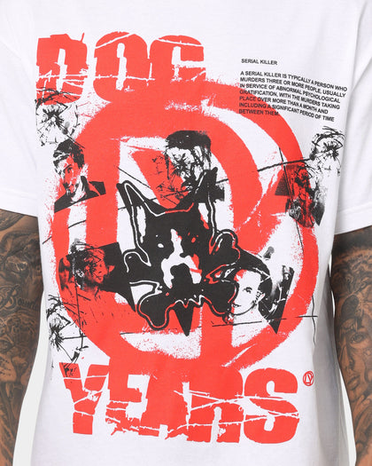 Dog Years Dog Stamp T-Shirt White