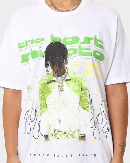 NBA Youngboy Lime Spider T-Shirt White