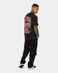 Goat Crew X Tai Tuivasa FTA Vintage T-Shirt Washed Black