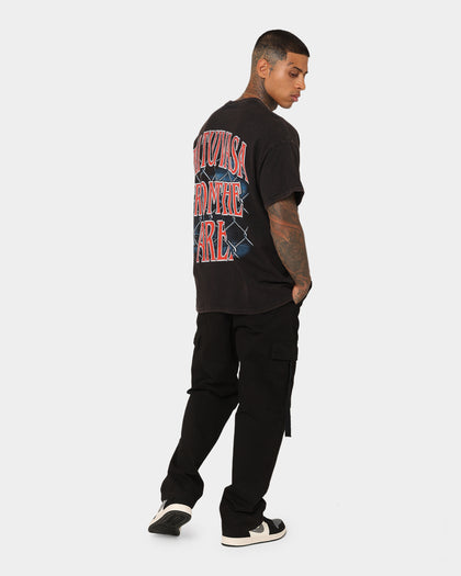 Goat Crew X Tai Tuivasa FTA Vintage T-Shirt Washed Black