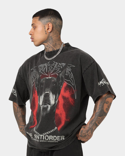 Loiter X The Anti Order Anti Tour Vintage T-Shirt Vintage Wash