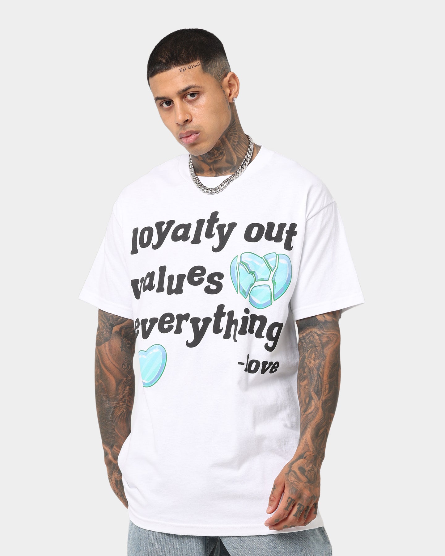 L.O.V.E Loyalty T-Shirt White | Culture Kings US