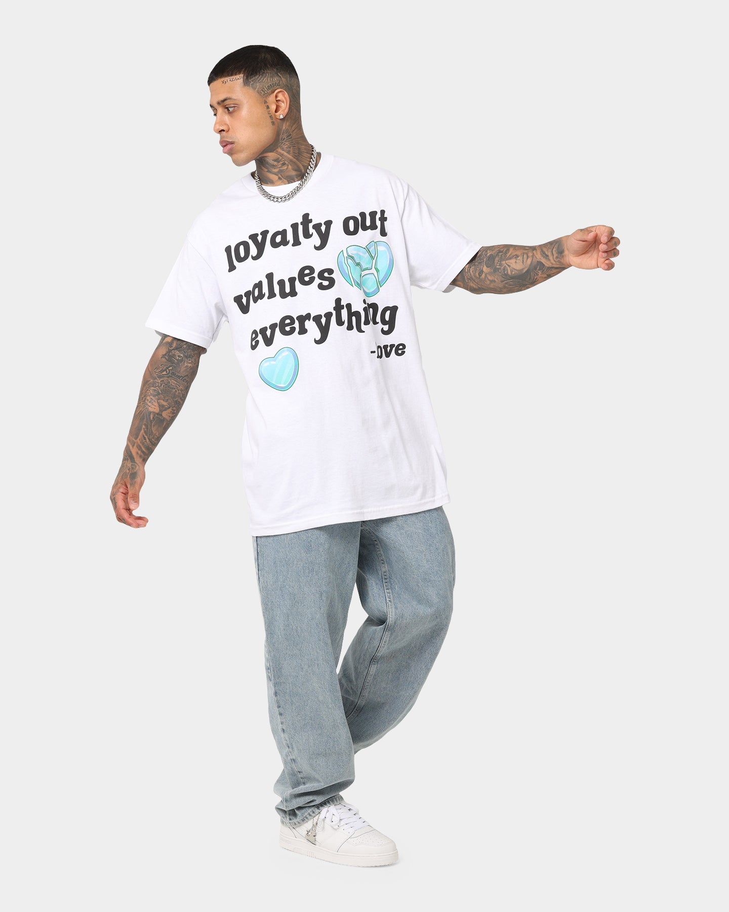 L.O.V.E Loyalty T-Shirt White | Culture Kings US