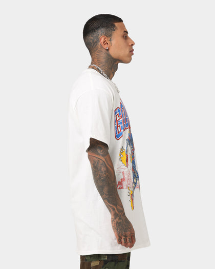 Goat Crew Grid Iron T-Shirt White