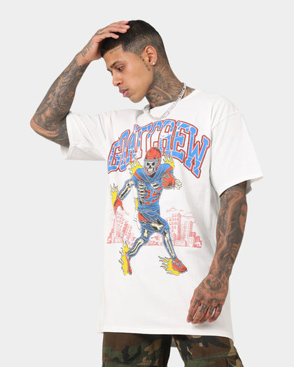 Goat Crew Grid Iron T-Shirt White