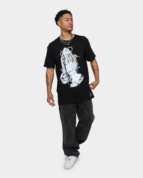 Father Forgive Me Lord Forgive Me T-Shirt Black