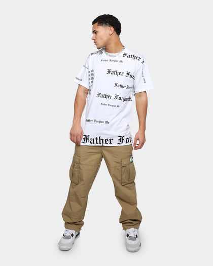 Father Forgive Me All Over FFM T-Shirt White