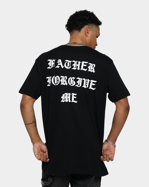 Father Forgive Me FFM Logo T-Shirt Black