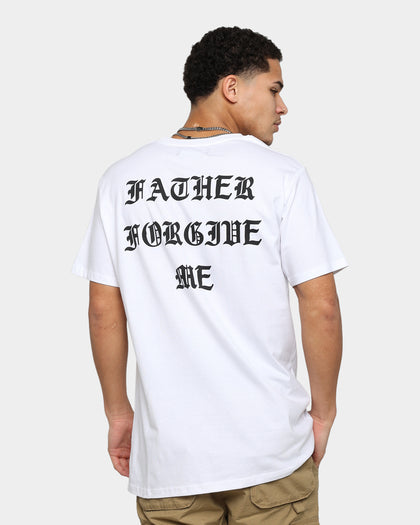 Father Forgive Me FFM Logo T-Shirt White